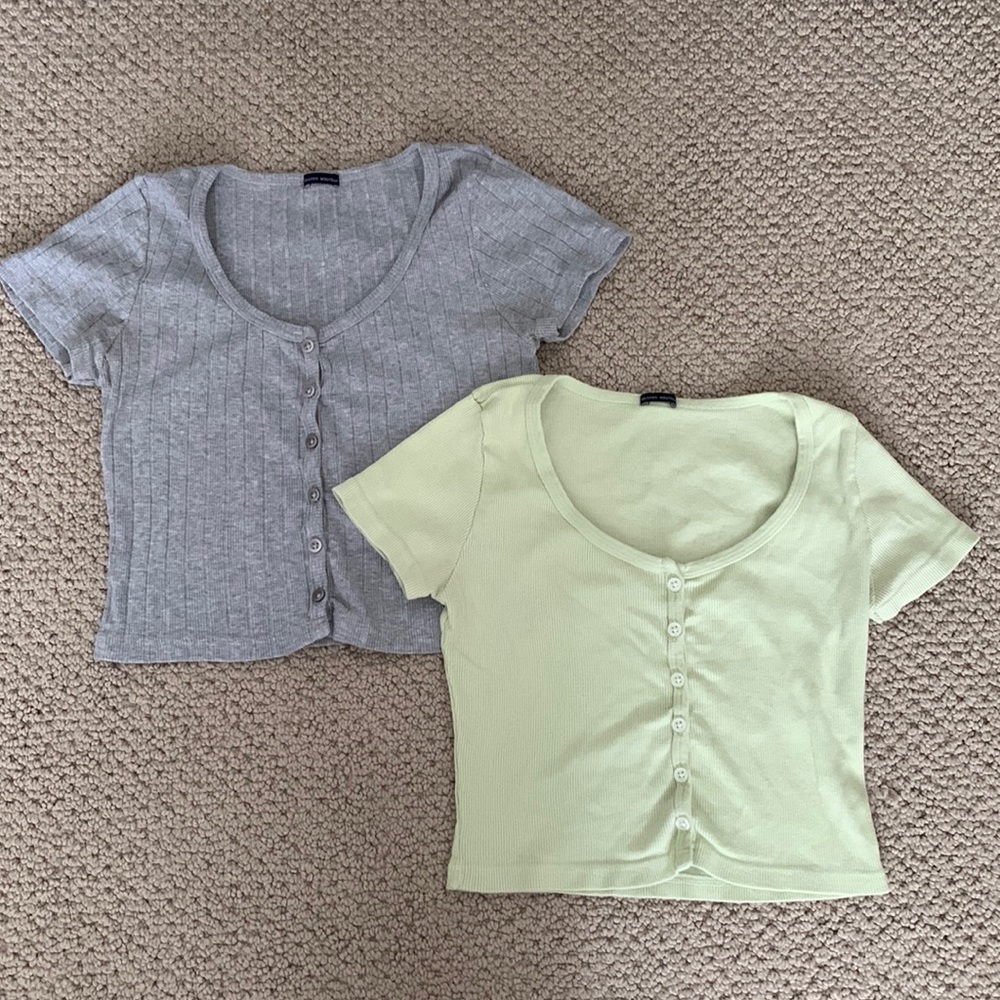 Brandy Melville button up tops